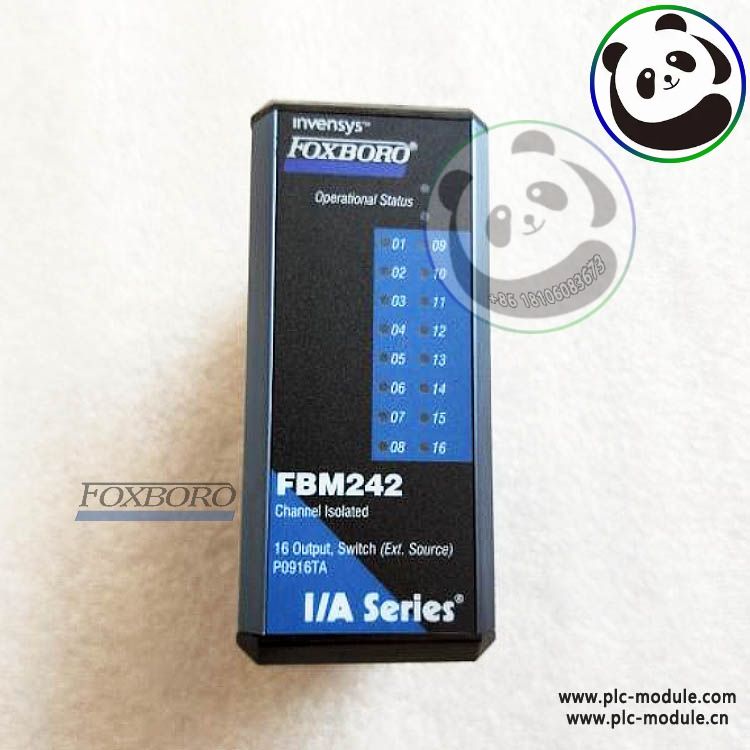 FOXBORO FBM242 RH916TA 16通道离散输出接口组件模块