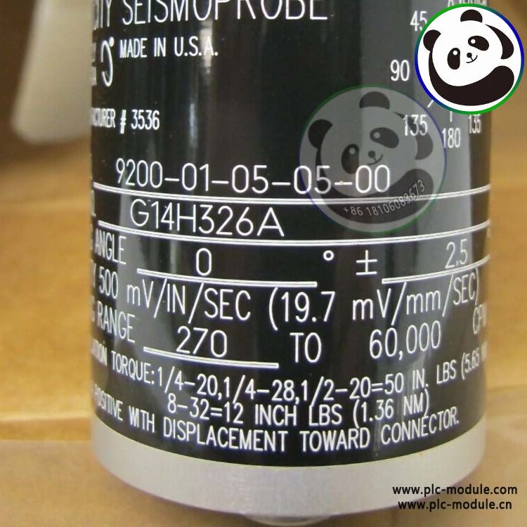Bently Nevada Probe 9200-01-05-05-00 速度传感器 920001050500