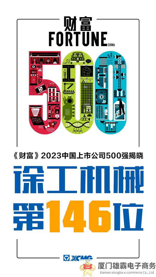 《财富》揭榜！徐工机械荣登2023中国上市公司500强