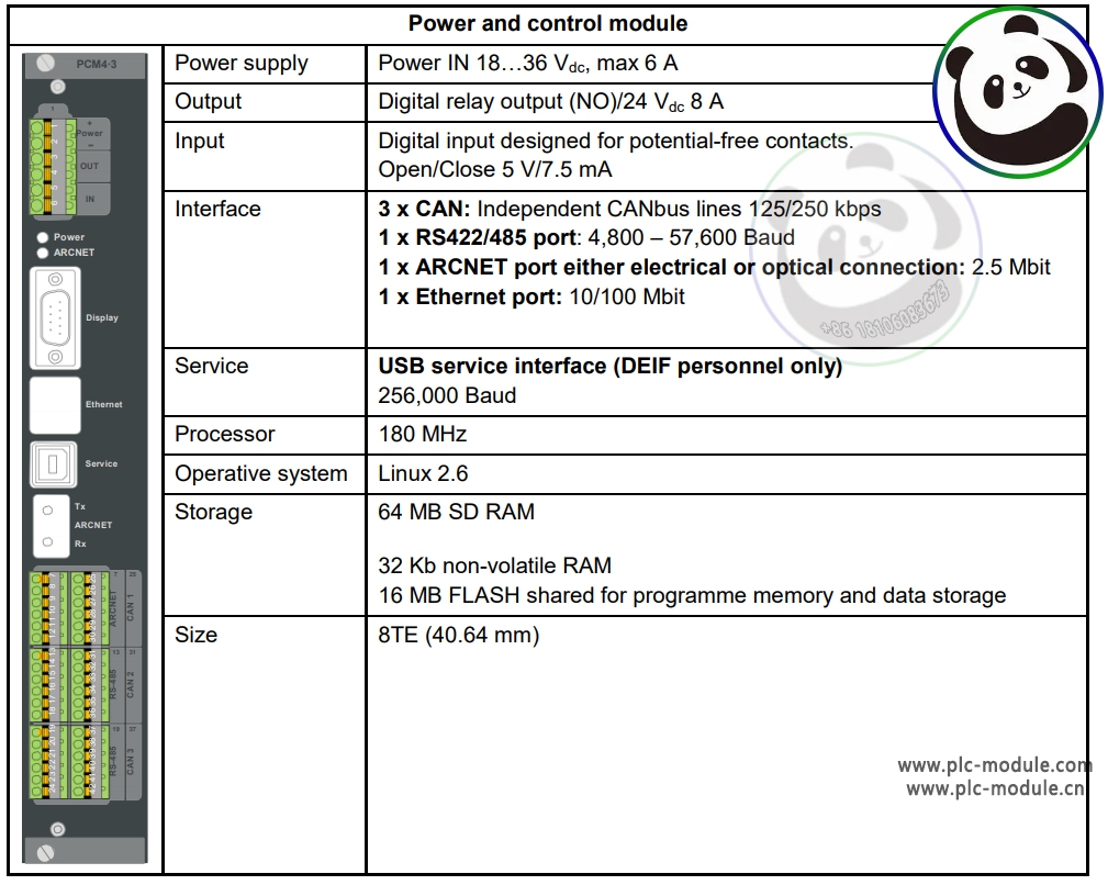 PCM 4.3 DEIF DGU 0009 Delomatic 4 Marine PMS Control System