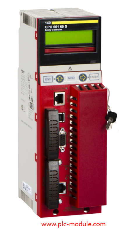 Schneider Electric 140CPU67160S Modicon CPU Red Module